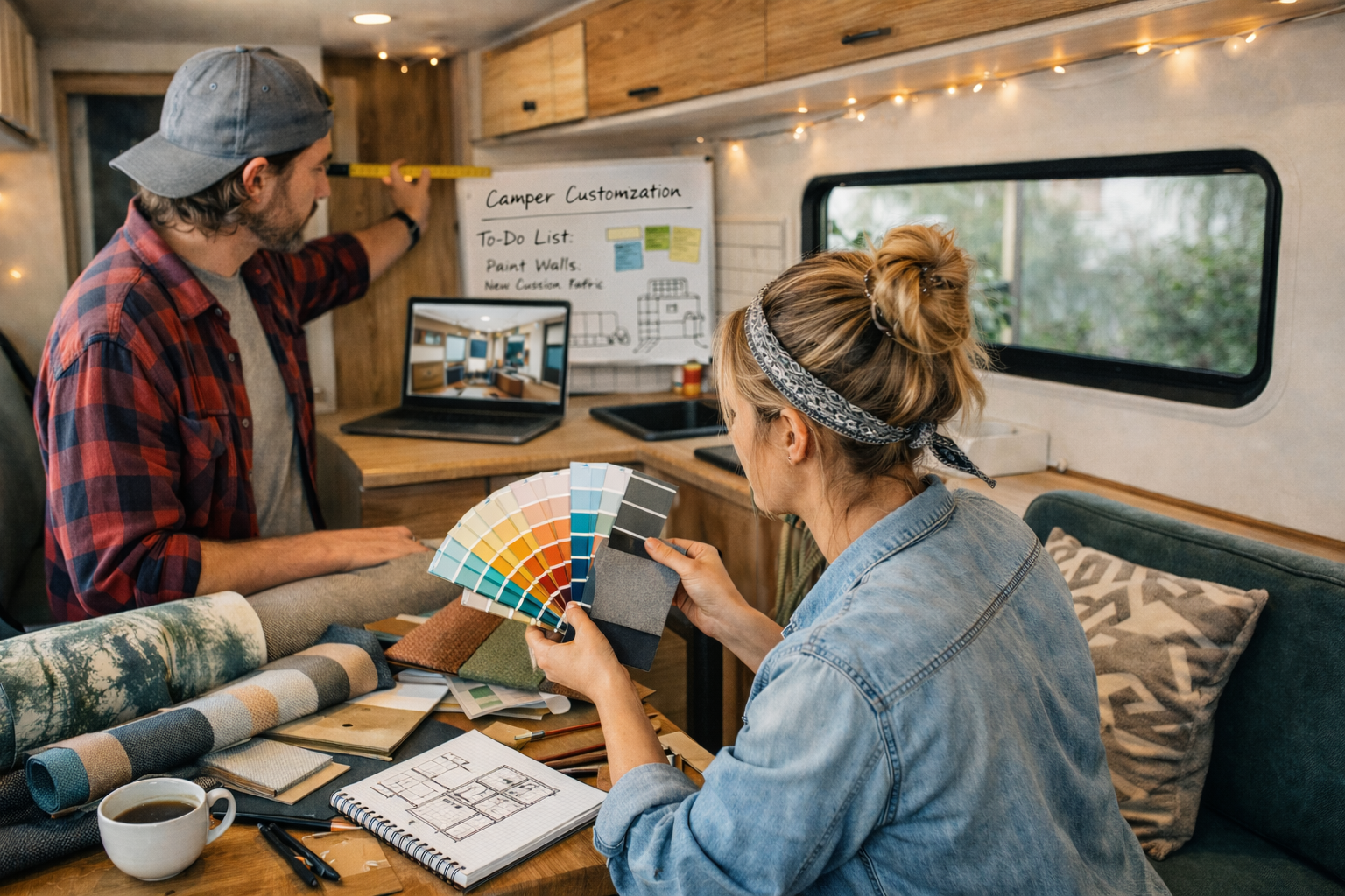 Proces personalizacji wnętrza Twojego kampera